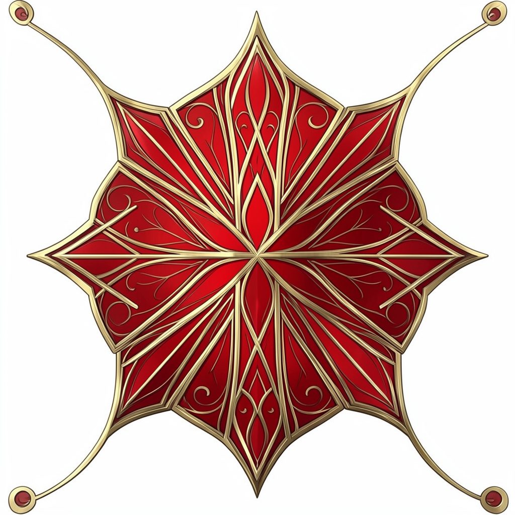 Emblema circular vermelho e branco com uma cruz estilizada ao centro, remetendo à marca Emagrecer Brasil